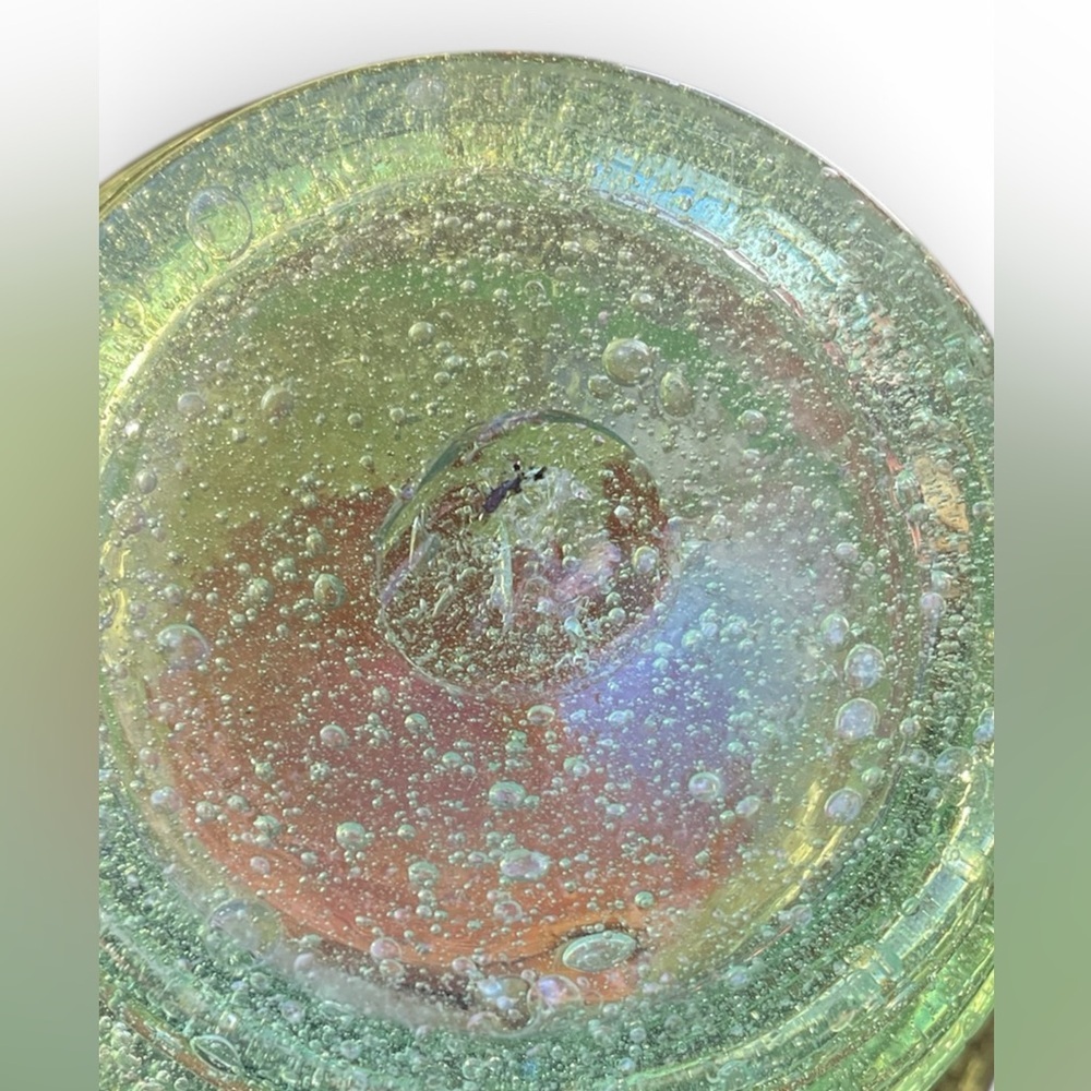 Vintage Art glass, controlled bubble, hand made, maker is unknown, no flaws - Picture 3 of 6